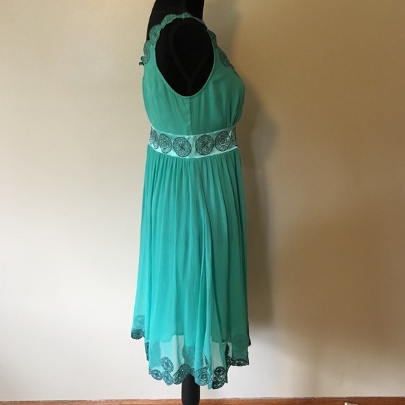 Lapis Size Small Teal Summer Dress - Picture 6 of 8